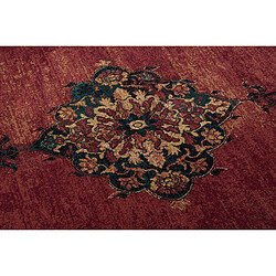 RUGSX Tapis en laine POLONIA 200x300 cm - Ovale Rubis pas cher