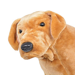 Avis vidaXL Jouet en peluche Chien Labrador XXL