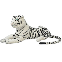 VidaXL Tigre Blanc XXL - Peluche