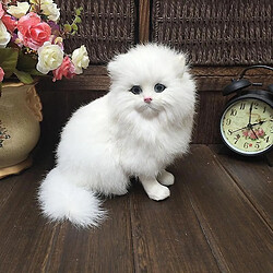 Avis Peluche chat persan réaliste - Blanc