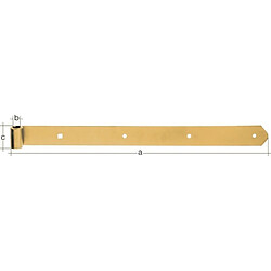 Gah Penture de volet droite - 1200 mm