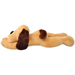 Avis vidaXL Chien en peluche XXL Marron