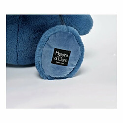 Histoire d'ours peluche hippopotame doudou - Bleu