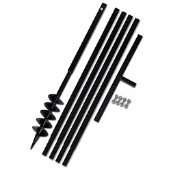 Helloshop26 Bêche tarière manuelle 100 mm