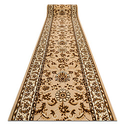 RUGSX BCF MORAD Klasyk Tapis de couloir classique - Beige - Résistant - Facile à entretenir - Certifié OEKO-TEX