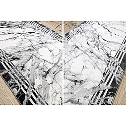 Acheter RUGSX Tuls 51210 - Tapis de couloir marbre anthracite