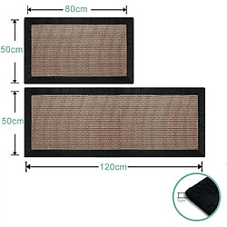 Tapis de Cuisine Devant Évier - Noir 50x80
