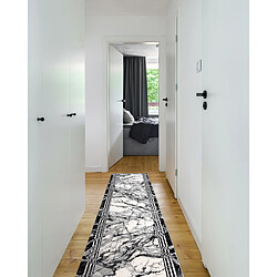 Avis RUGSX Tuls 51210 - Tapis de couloir marbre anthracite