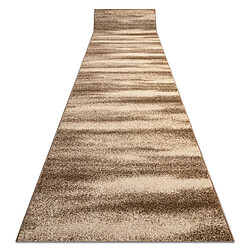 RUGSX Tapis de couloir KARMEL Sahara Tapis de couloir - Marron sable noix - 100x100 cm - Haute qualité