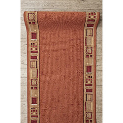 RUGSX Tapis de Couloir JENA - Roux pas cher