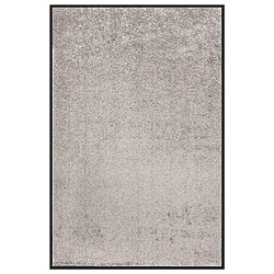 vidaXL Paillasson 80x120 cm - Gris Paillasson - 80x120 cm - Polypropylène torsadé - Antidérapant - Entièrement gris
