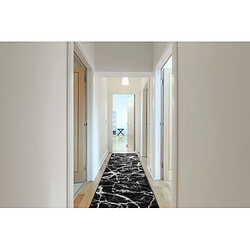 Avis RUGSX Tapis MORAD Marmur anthracite 100x630 cm