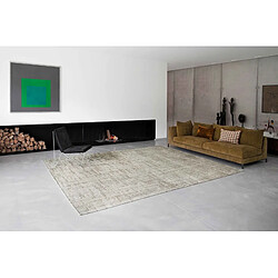 Louis de poortere Tapis effet velours structure - 280x390 cm - Beige pas cher