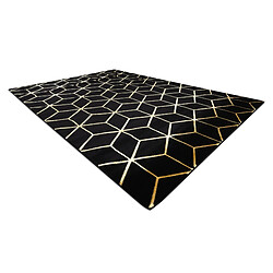 Acheter RUGSX Tapis moderne 3D GLOSS 409C - Noir/Or 240x330 cm