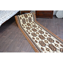 Tapis RUGSX ZEGARY 120x370 cm - Beige pas cher