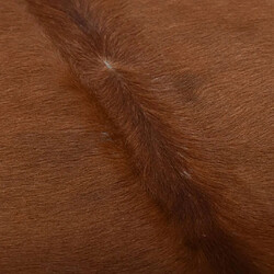 Avis VIDAXL Peau de Vache - Marron et Blanc