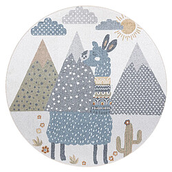 Avis RUGSX Bono Lama Crème/Gris Clair Cercle 200 cm