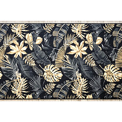 RUGSX Tapis Couloir Antidérapant MONSTERA Or pas cher