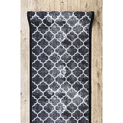Acheter RUGSX Tapis de couloir antidérapant Clover - Gris 80x1400 cm