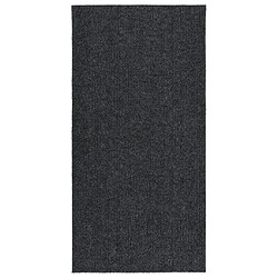 vidaXL Tapis - Anthracite 100 x 200 cm