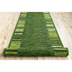 RUGSX Tapis ADAGIO - Vert 67x340 cm pas cher