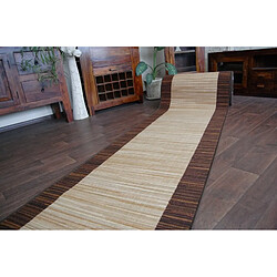 RUGSX Tapis Streifen - Marron pas cher