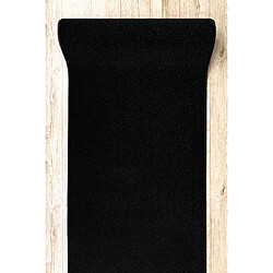 RUGSX Tapis de couloir KARMEL - Noir pas cher