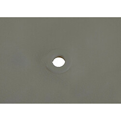Mendler Toit de remplacement pour pergola Baia 3x3m - Taupe pas cher