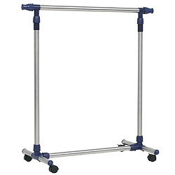 Acheter VidaXL Porte-vêtements - Réglable - Argenté