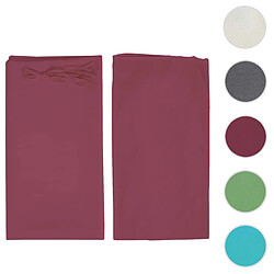 Mendler Pergola autoportante toile rétractable - Bordeaux