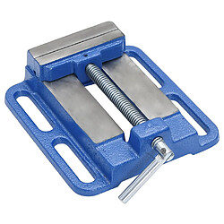 vidaXL Étau pour perceuse à colonne bleu 100 mm