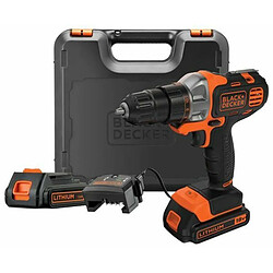 BLACK & DECKER Multievo MT218KB Visseuse multifonction 18V - Ergonomique - LED intégrée - Batteries incluses