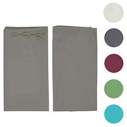 Mendler Toit de remplacement pour pergola Baia 3x3m - Taupe