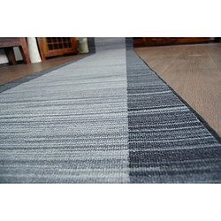 Avis RUGSX Tapis de couloir antidérapant STREIFEN - Anthracite