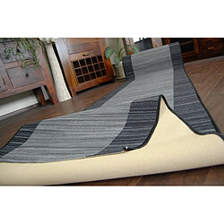RUGSX Tapis de couloir antidérapant STREIFEN - Anthracite pas cher