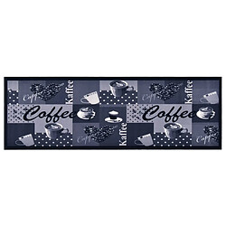 vidaXL Tapis cuisine Bleu café 60x180