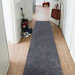 Avis RUGSX Tapis de couloir SANTA FE gris - 50 cm