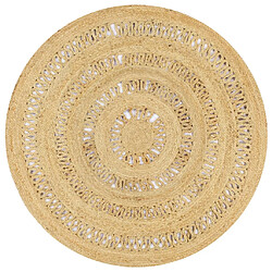 vidaXL Tapis Jute tressé