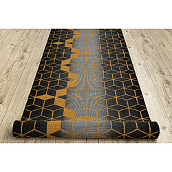 Rugsx Heksagon Hexágono Neg - 120x530 cm - Noir pas cher
