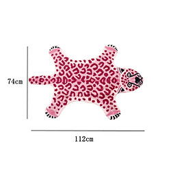 Universal Léopard - Rose - 112 x 74 cm