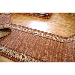 RUGSX Tapis couloir BCF Feliks marron 150x960 cm pas cher