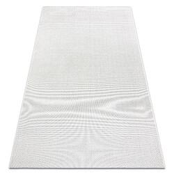 RUGSX Tapis en corde SIZAL FLAT - Crème 200x290 cm Tapis extérieur - Corde SIZAL résistante - Nettoyage à l'eau - UV résistant