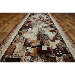 RUGSX Tapis de Couloir BCF IMPRESJA Beige 120 cm pas cher