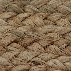 vidaXL Jute tressé - Naturelle pas cher