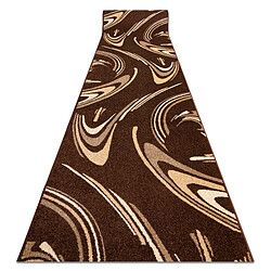 RUGSX Tapis de Couloir KARMEL FRYZ - Café Marron