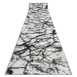 RUGSX MORAD Marbre - Gris Tapis de couloir - Décoratif - Entretien facile