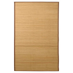 vidaXL Tapis bambou - Marron