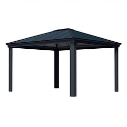 Gazebo de jardin 425,5x363,5cm gris - 705938 - Dallas - PALRAM