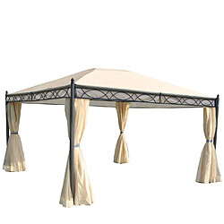Mendler Tonnelle pergola - Gris et beige