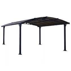 Gazebo de jardin 502x359cm gris anthracite - 705534 - Tucson - PALRAM
